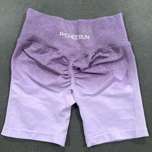 Pchee Bum Scrunch Butt Ombré Shorts